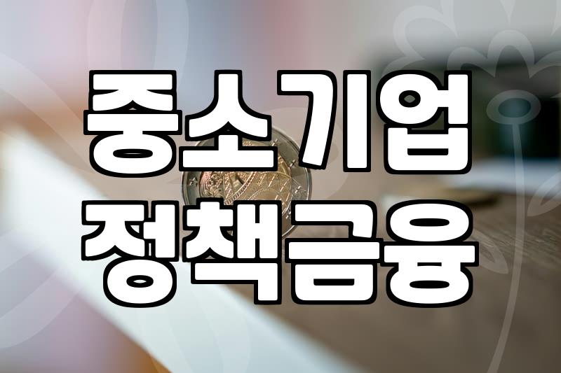 제조업정책자금 신청 조건과 실질적인 심사 승인 전략