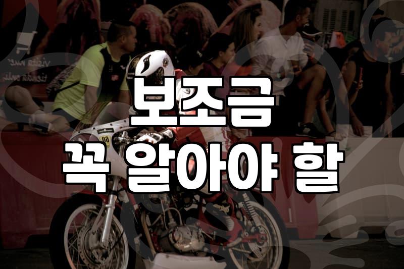 정부 보조금 신청 전 알아두면 좋은 실질적인 내용들