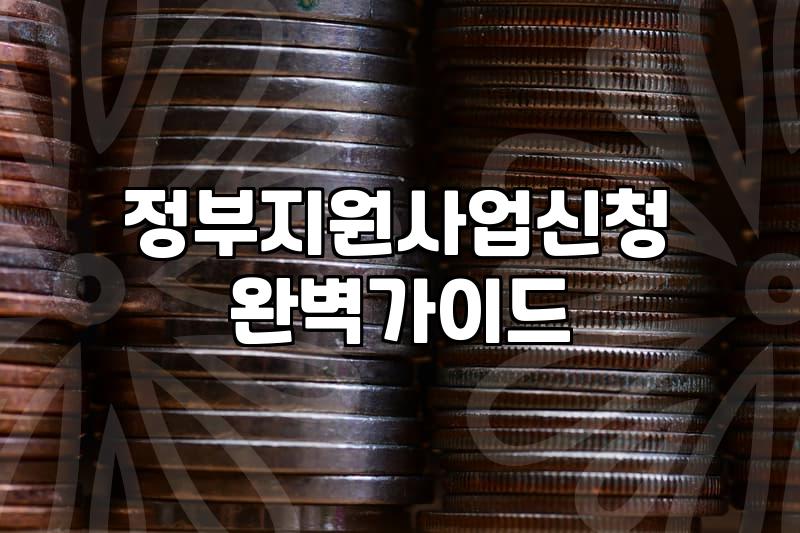 정부지원사업 신청 전 알아두면 좋은 현실적인 부분들