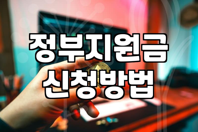 놓치기 쉬운 정부지원금 종류와 신청 시 확인해야 할 현실적인 조건들