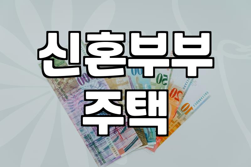 신혼부부 주택 마련, ‘영끌’ 대신 안정 찾은 경험담 (feat. 정부 지원)