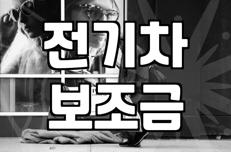 전기차 보조금 조회하다가 창만 여러 번 닫았다