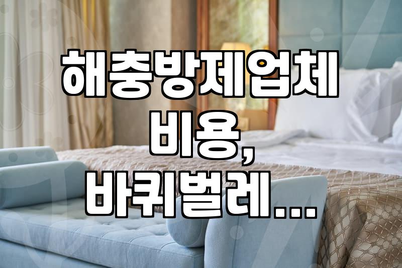 우리 집 벌레, 냄새… 직접 해결 vs 업체 도움, 현실적인 고민과 선택