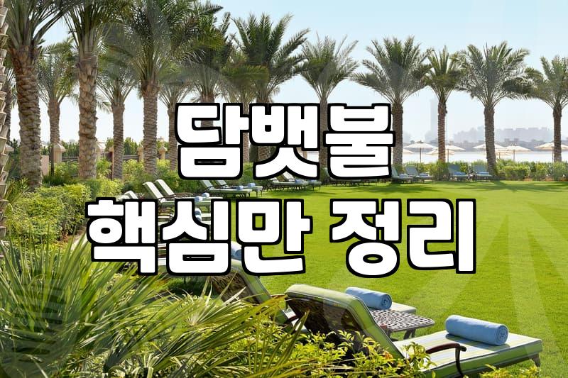 야외재떨이, 아무거나 쓰면 큰일나요