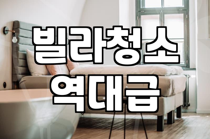 집 청소 업체, 제대로 고르는 방법은?