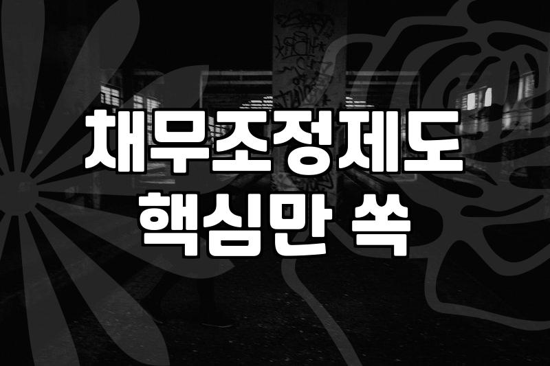 개인회생면책신청 요건과 실무상 주의사항