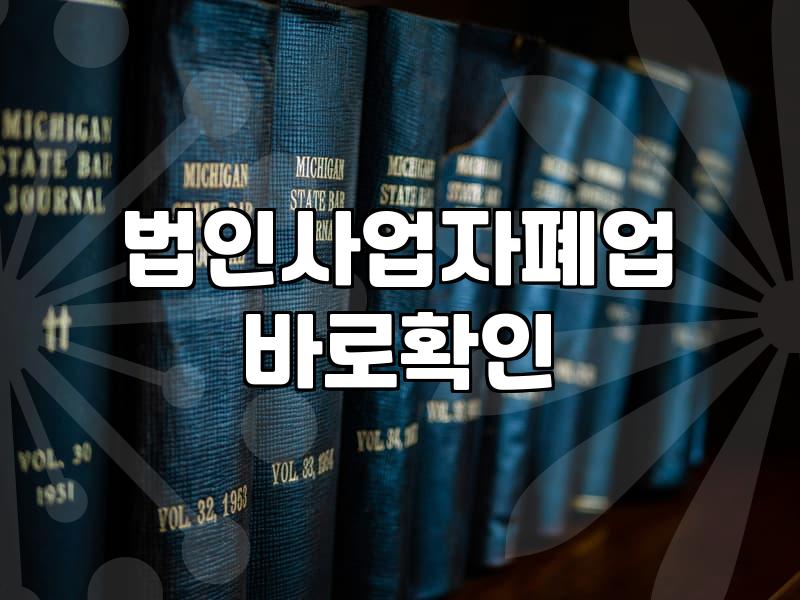 법인 폐업하고 개인회생 신청? 이거 진짜 조심해야 해요