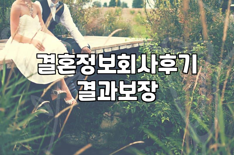 결혼정보회사, 진짜 ‘성혼’까지 이어질까? 경험자의 솔직 후기