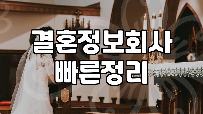 요즘 뚜쟁이, 결혼정보회사랑 뭐가 다른가요?