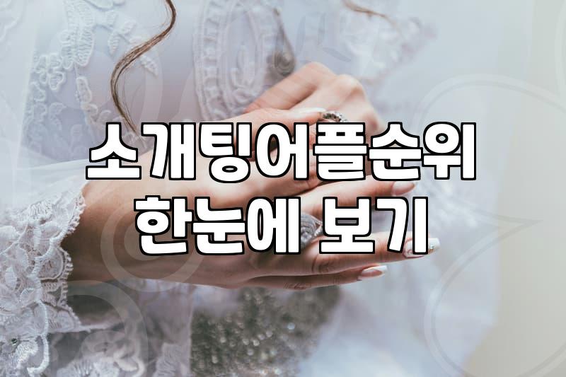 직장인소개팅어플 비용 구조와 매칭 성공률의 실제 차이