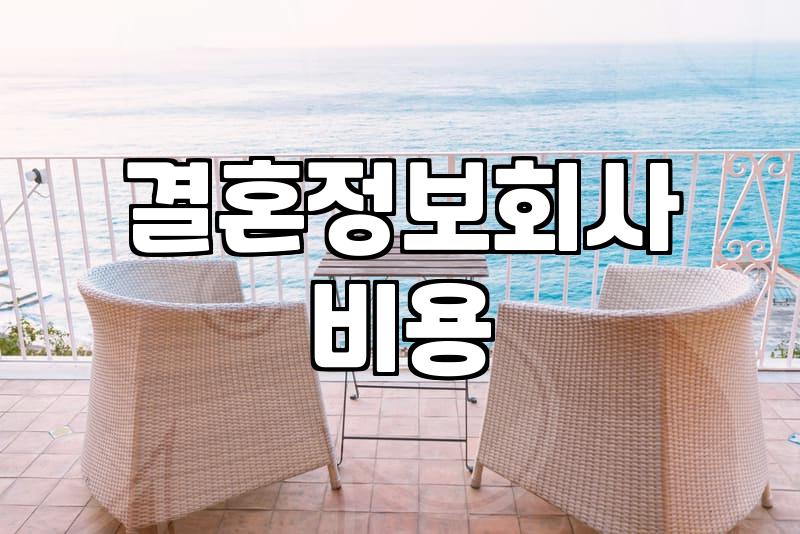 결혼정보회사 이용 전 알아두면 좋을 매칭 시스템과 실질적인 비용 구조
