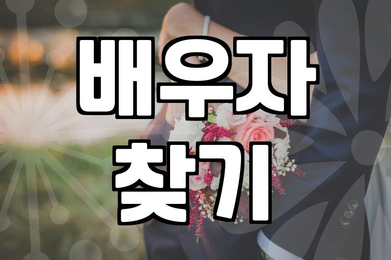 성혼 결정짓는 조건과 현실적인 준비 과정