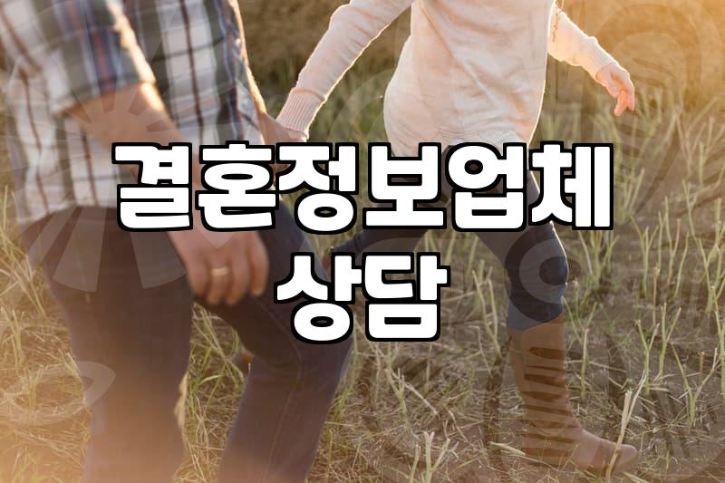 결혼 정보 업체 상담 한번 다녀왔다가 연말 계획까지 꼬여버린 이야기