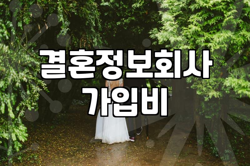 결혼정보회사순위 검색보다 중요한 실질적인 회원 가입 기준