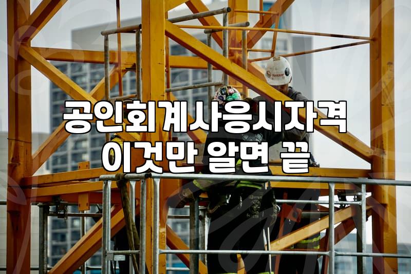 CPA자격증 취득 조건과 합격까지 걸리는 실제 공부 기간