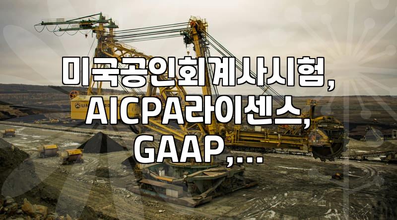 AICPA, 미국 공인회계사 자격증… 취득 방법 및 실제 활용